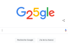 الذكرى 25 لإنشاء google